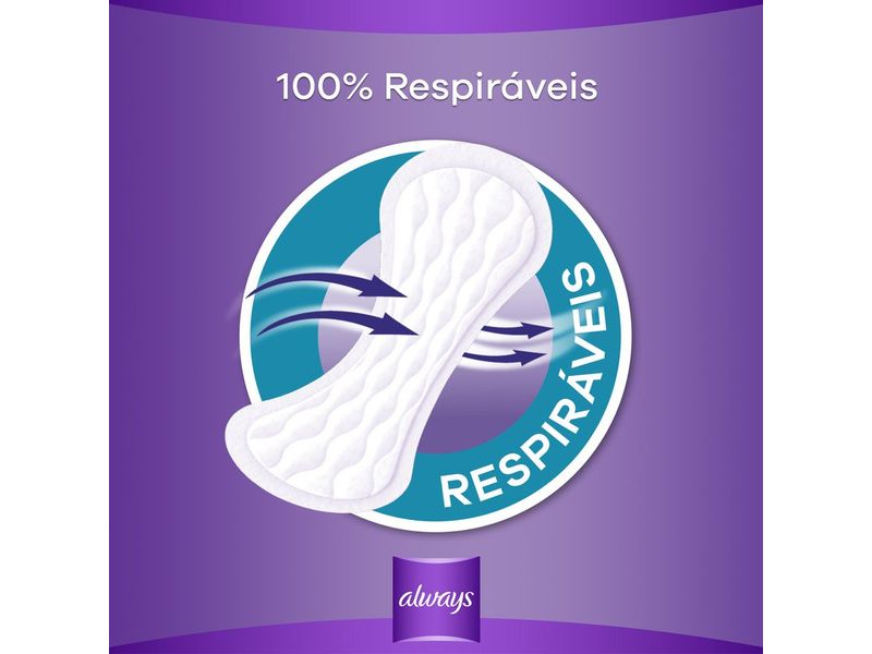 Protetor Diário Always Respirável 40 Unidades