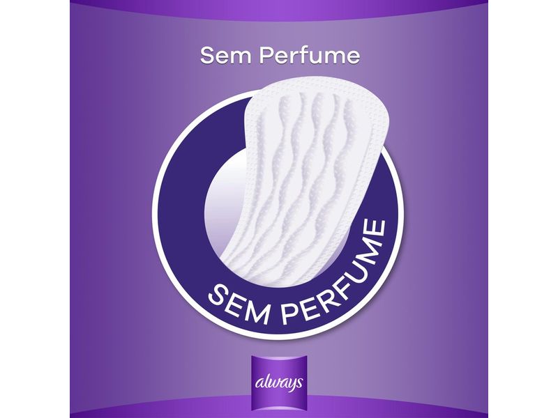 Protetores Diários Always Sem Perfume 60 Unidades