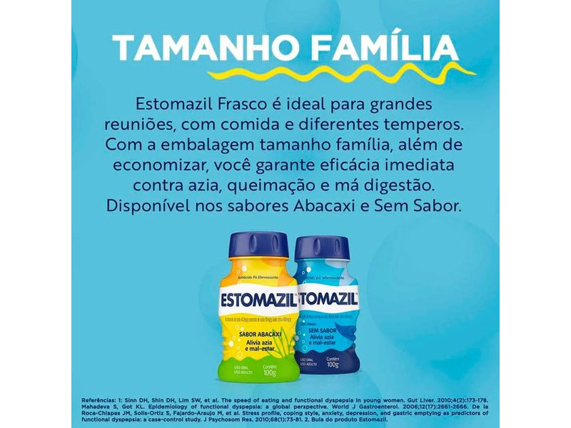 Estomazil Pó Efervescente Sabor Abacaxi 100g
