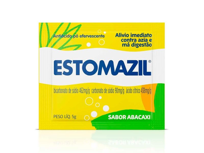 Estomazil Pó Efervescente Sabor Abacaxi Sachê 5g