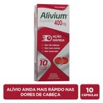 Alivium 400mg 10 Cápsulas Líquidas
