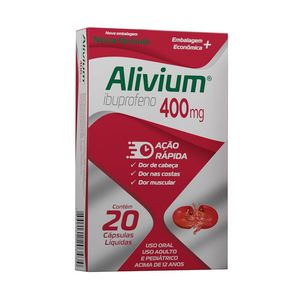 Alivium 400mg 20 Cápsulas Líquidas