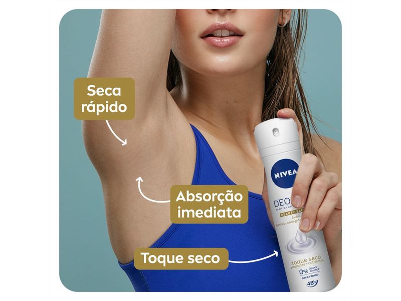 Desodorante Aerosol Nivea Deomilk Toque Seco 150ml