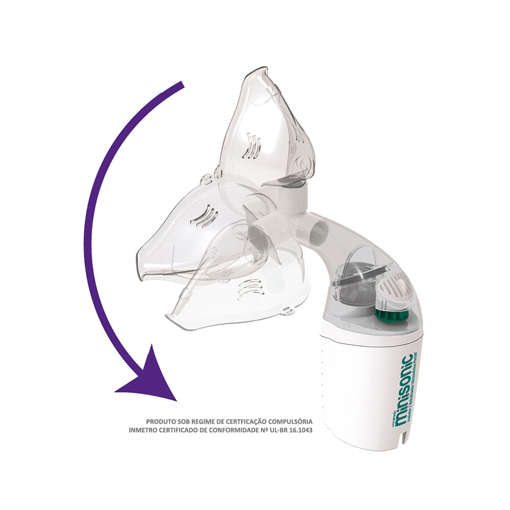 Inalador Soniclear Ultrassônico Portátil Minisonic - Drogal