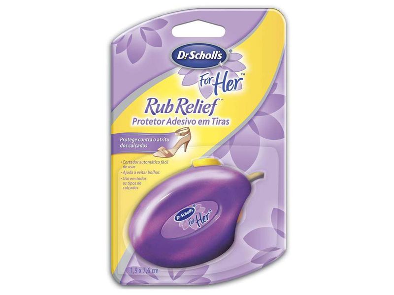 Protetor Adesivo em Tiras Rub Relief Dr. Scholl's  1 unidade