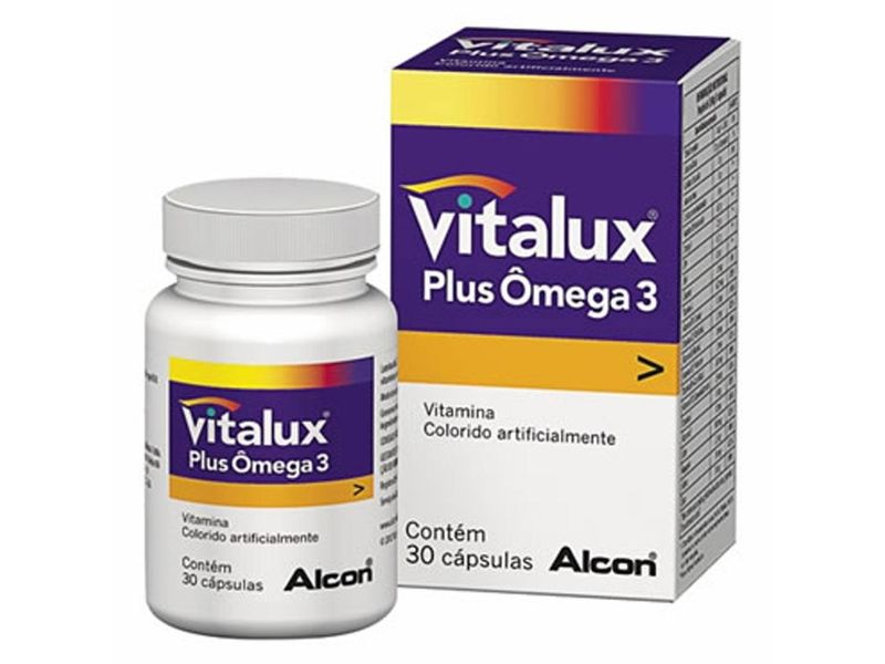 Vitalux Plus Ômega 3  30 comprimidos