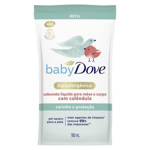 Refil Sabonete Líquido Baby Dove Hidratação Sensível 180ml