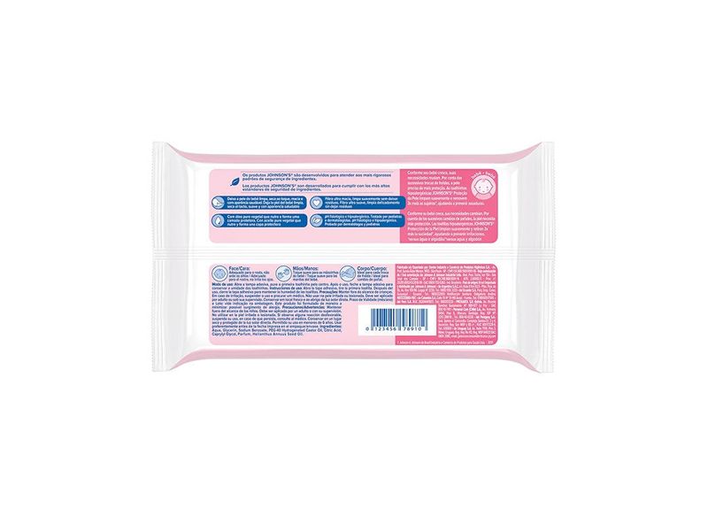 Lencos-Umedecidos-Johnson-s® Baby-Extra-Cuidado-96-Unidades