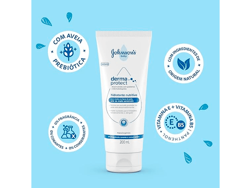 Hidratante-Nutritivo-Johnson-s-Baby-Derma-Protect-200ml