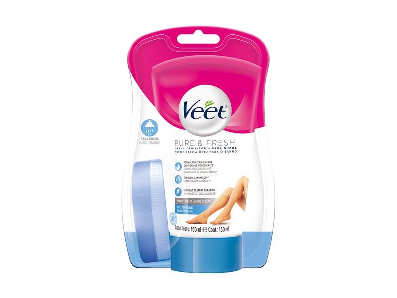 Creme Depilatório Veet Pure & Fresh para o Banho 150ml