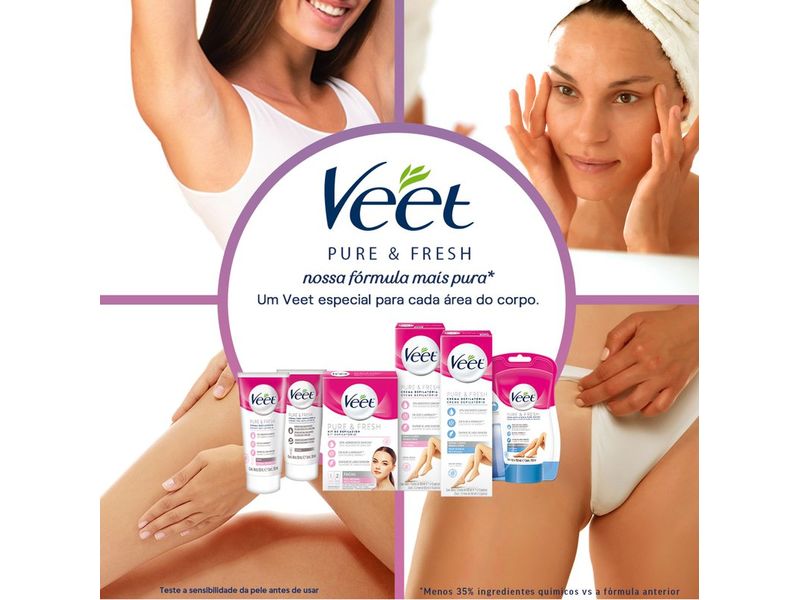 Creme Depilatório Veet Pure & Fresh para o Banho 150ml