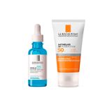 Kit-La-Roche-Posay-Serum-Hyalu-B5-Repair-15ml---Protetor-Solar-Anti-idade-La-Roche-Posay-Anthelios-AE-Pigmentation-Sem-Cor-FPS50-40g