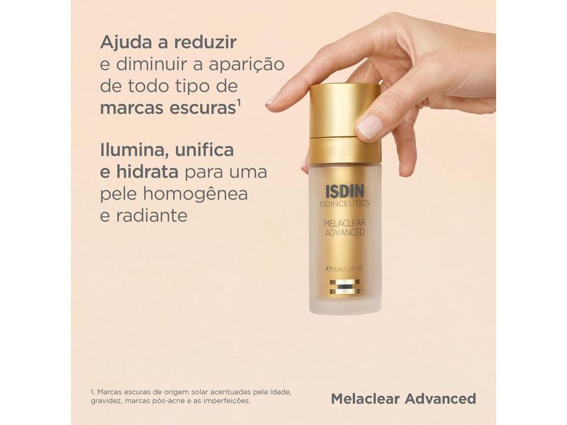 Sérum Facial Clareador Isdin Melaclear Advanced 30ml