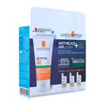 Kit-Protetor-Solar-Facial-La-Roche-Posay-Anthelios-Airlicium-Antioleosidade-FPS80-Sem-Cor-40g---Gel-Facial-Limpeza-Profunda-Effaclar-Concentrado-50g