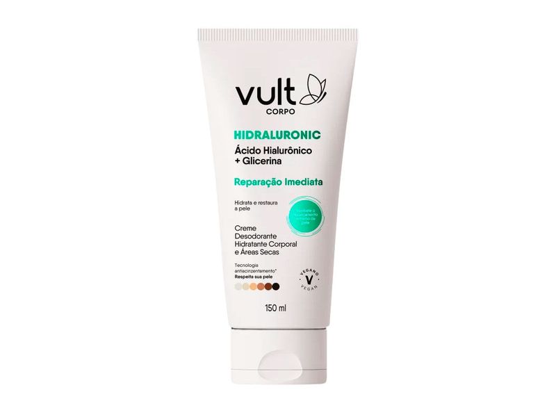 Creme-Desodorante-Hidratante-Corporal-Vult-Corpo-Hidraluronic-Reparacao-Imediata-150ml