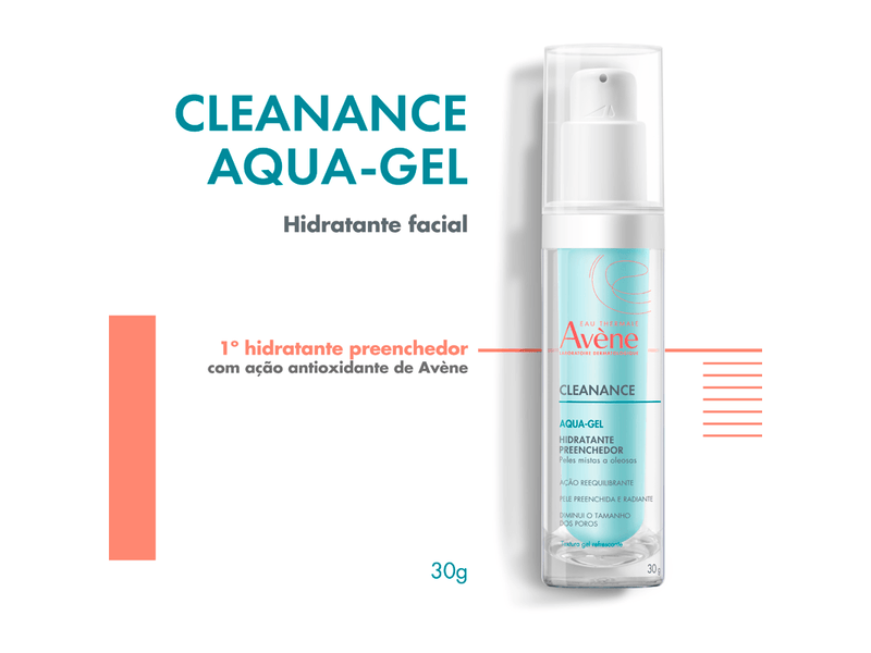 Hidratante-Preenchedor-Facial-Avene-Cleanance-Aqua-Gel-30g
