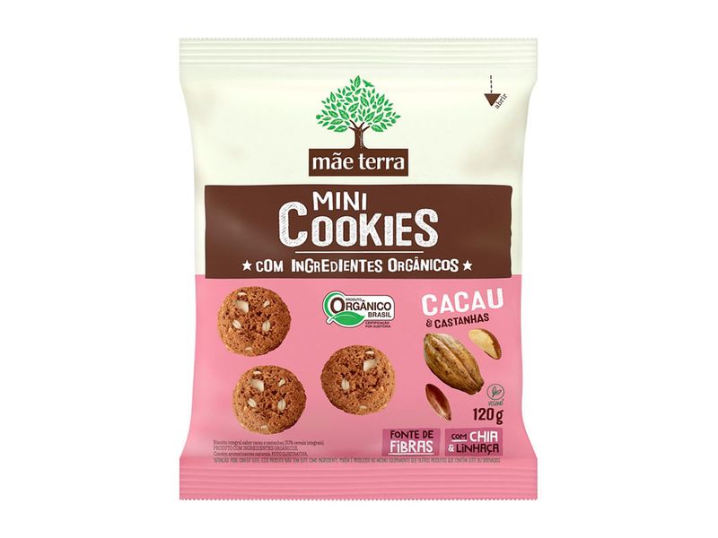 Mini-Cookies-Integrais-Mae-Terra-Sabor-Cacau---Castanhas-120g