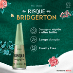 Esmalte Metálico Risqué Bridgerton Uma Abelha Me Contou  8ml