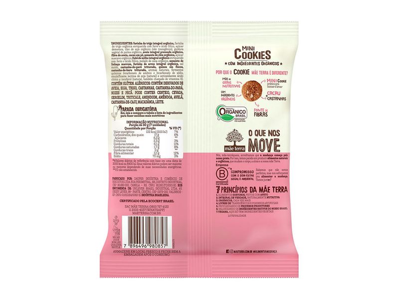 Mini-Cookies-Integrais-Mae-Terra-Sabor-Cacau---Castanhas-120g