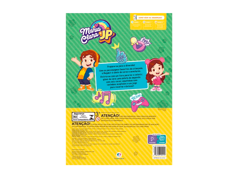 Livro-Maria-Clara-e-JP-Mega-Kit-Para-Ler-Colorir-e-Brincar-1-Unidade