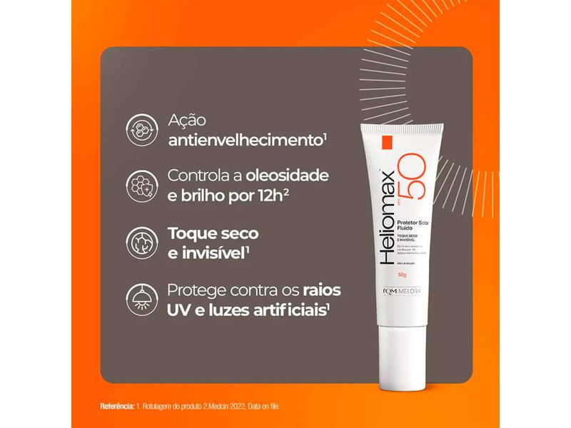 Protetor-Solar-Fluido-Facial-Heliomax-Melora-FPS50-50g