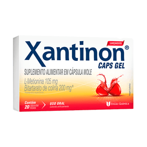 Suplemento Alimentar Xantinon Caps Gel 20 Cápsulas Moles