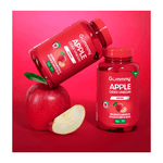 Suplemento-Alimentar-Gummy-Apple-Cider-Vinegar-Biotina-Sabor-Cereja-60-Pastilhas-de-Goma