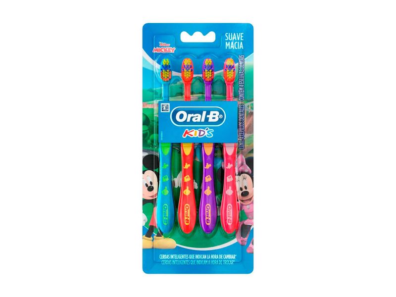 Escova-Dental-Oral-B-Kids-Mickey-4-Unidades