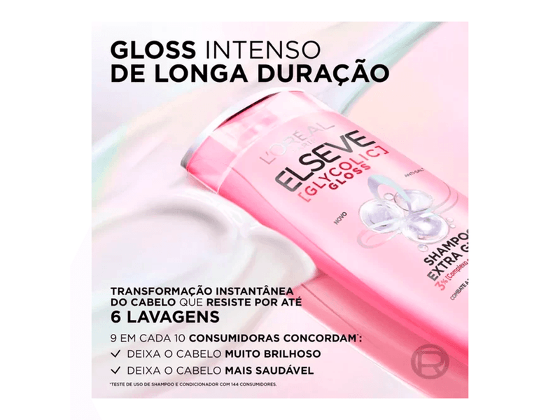 Kit-Elseve-Glycolic-Gloss-Shampoo-375ml---Condicionador-Glycolic-Gloss-170ml