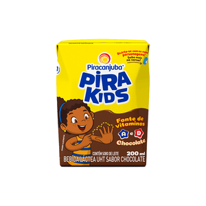 Bebida Láctea UHT PiraKids Sabor Chocolate 200ml