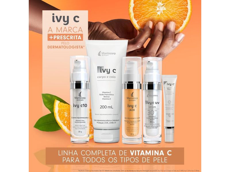 Creme Rejuvenescedor Ivy C Olhos 15g