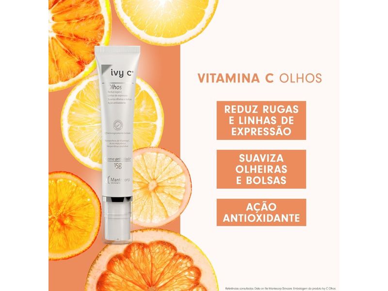Creme Rejuvenescedor Ivy C Olhos 15g