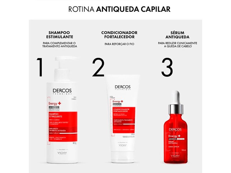 Shampoo Estimulante Vichy Dercos Energy + 400g