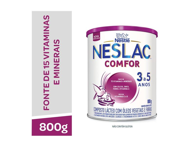 Composto Lácteo Neslac Comfor 800g