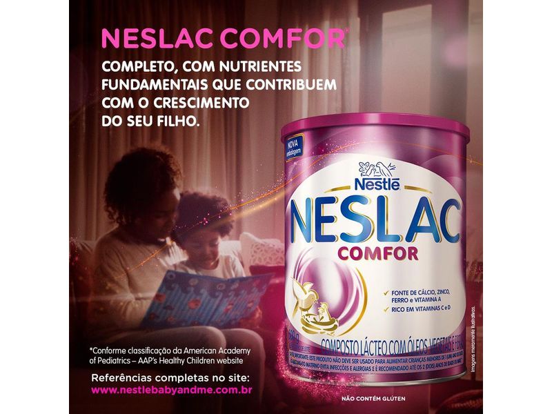 Composto Lácteo Neslac Comfor 800g