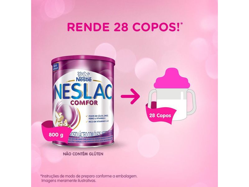 Composto Lácteo Neslac Comfor 800g