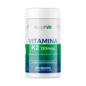 Suplemento Alimentar Good Vit Vitamina K2 120mcg 60 Cápsulas