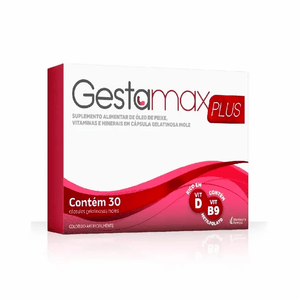 Suplemento Alimentar Gestamax Plus 30 Cápsulas Gelatinosas Moles