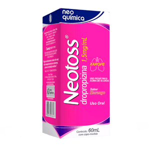 Neotoss 1,5mg/ml Xarope Sabor Morango 60ml + Copo Medidor