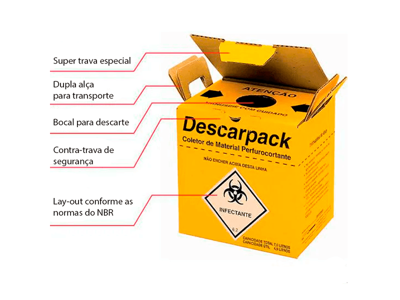 Caixa-Coletora-de-Material-Perfurocortante-Descarpack-7-Litros