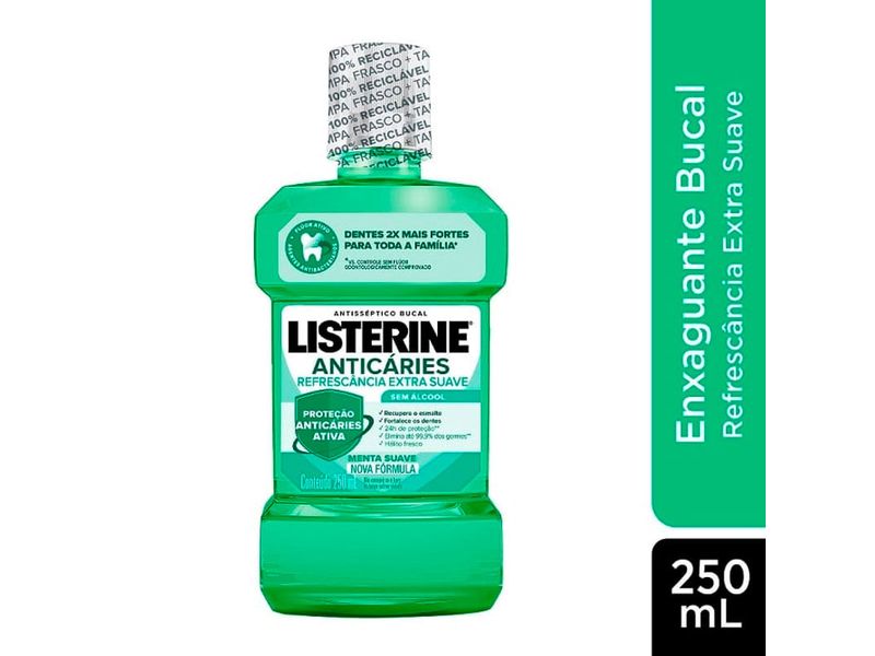 Antisseptico-Bucal-Listerine-Anticaries-Sem-Alcool-Refrescancia-Extra-Suave-250ml