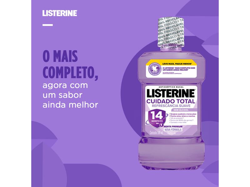 Antisseptico-Bucal-Listerine-Sem-Alcool-Cuidado-Total-Refrescancia-Suave-250ml