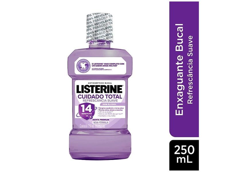 Antisseptico-Bucal-Listerine-Sem-Alcool-Cuidado-Total-Refrescancia-Suave-250ml