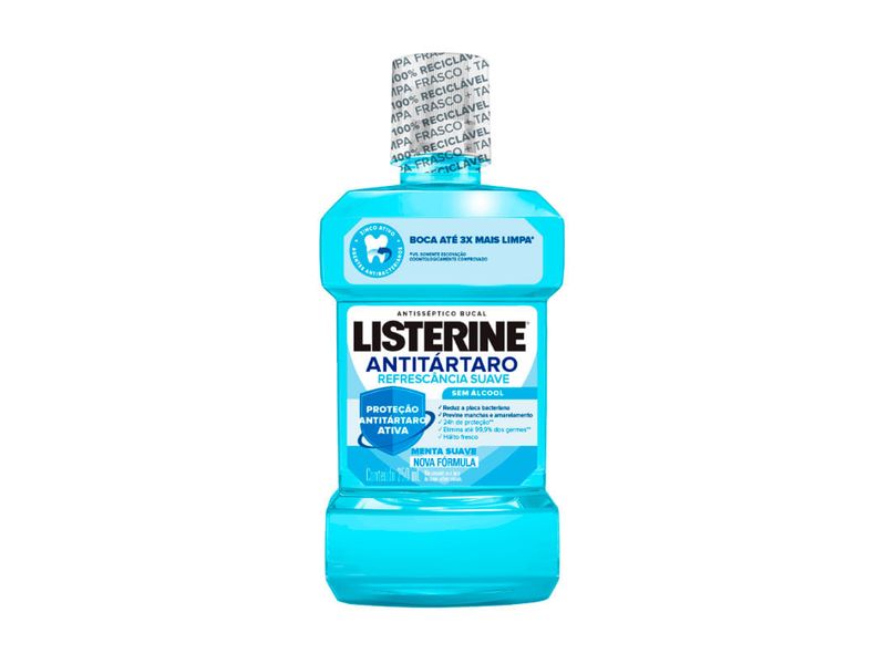 Antisseptico-Bucal-Listerine-Antitartaro-Sem-Alcool-Refrescancia-Suave-250ml