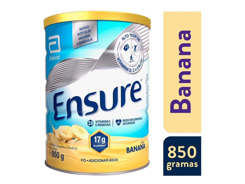 Suplemento Adulto Ensure Pó Sabor Banana 900g