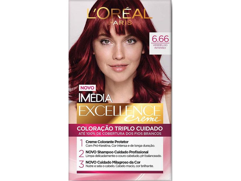 Coloracao-Imedia-Excellence-L-Oreal-Creme-6.66-Vermelho-Intenso