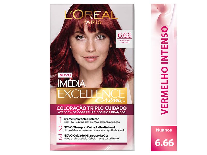 Coloracao-Imedia-Excellence-L-Oreal-Creme-6.66-Vermelho-Intenso