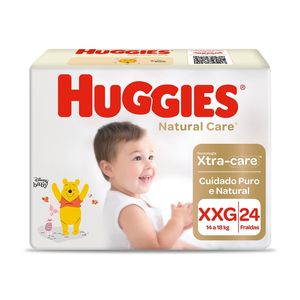 Fraldas Huggies Natural Care XXG 24 Unidades