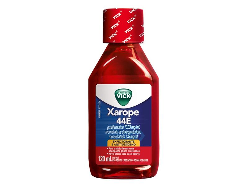 Xarope Expectorante Vick 44E Solução Oral 120ml