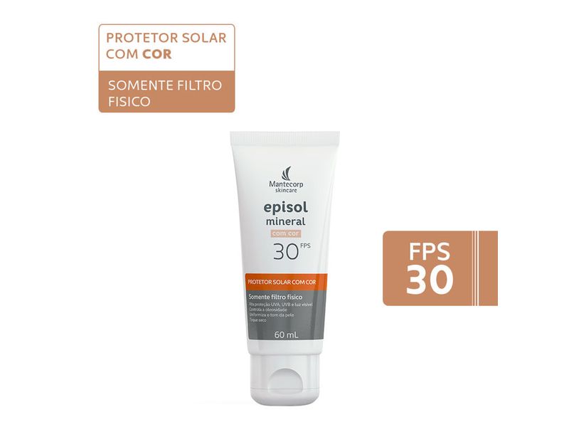 Protetor-Solar-Facial-Episol-Mineral-Com-Cor-FPS30-60ml